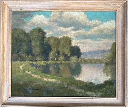 Pierre LADUREAU (1882–1975)
Seelandschaft 
Öl auf 