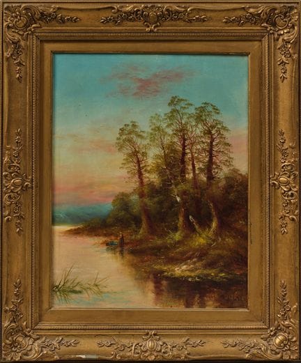 FRANZÖSISCHE SCHULE des 19. Jahrhunderts 
Fluss in