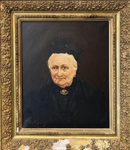 F. GRABEZEWSKI (19. Jahrhundert),
Porträtpaar 
Ölg