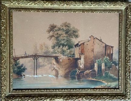 Jean MIDOLLE Sohn (act.c.1850)
Landschaft am Fluss