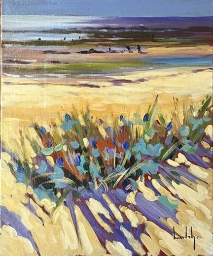ZEITGENÖSSISCHE KUNST
Die Dünen am Meer 
Acryl auf