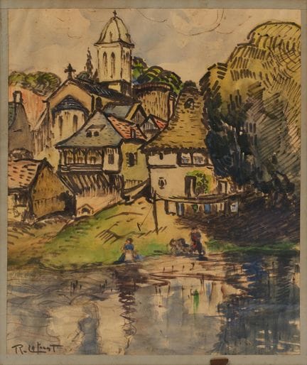 MODERNE KUNST DES 20. JAHRHUNDERTS
Dorfansicht.
Pa