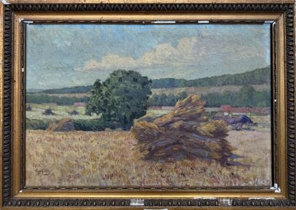 EUGENE GILLET (1859–1938)
Das Heu.
Öl auf Leinwand