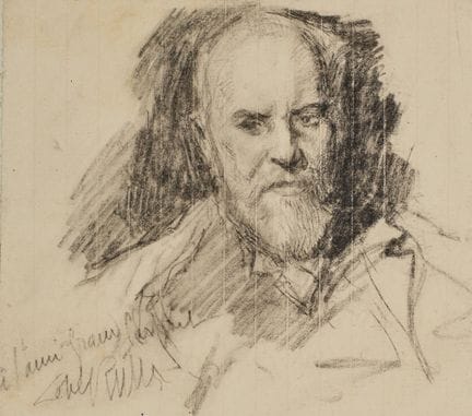 Almery LOBEL-RICHE (1880-1950) 
Ritratto di John G