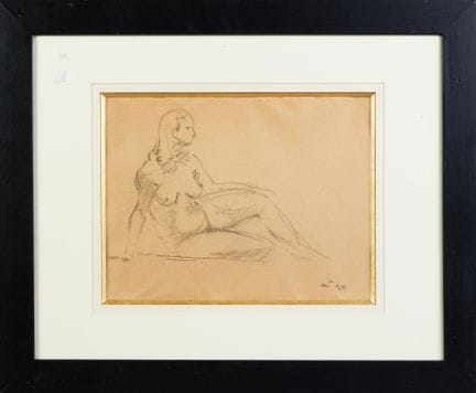 Henri SOLLIER (1888-1966)
Sitzender Akt
Bleistift

