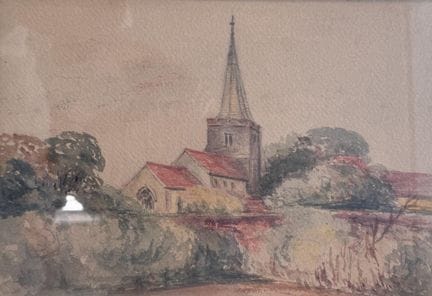 FRANZÖSISCHE SCHULE des 19. Jahrhunderts 
Kirchena
