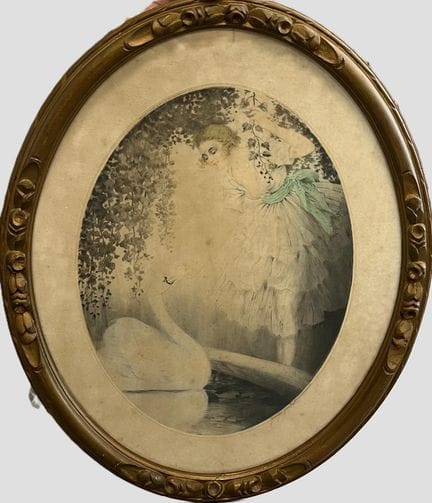 Georges GREFFET (1869–1959), 
„Elegante Dame mit S