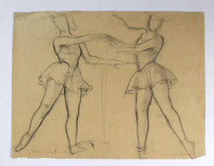 SCUOLA FRANCESE del XX secolo
Studio di ballerine 