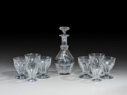 BACCARAT
Modello "Harcourt".
Set composto da sei b