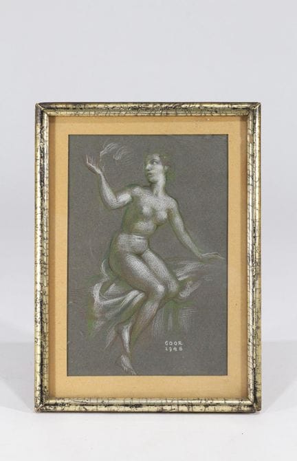 Gaston GOOR (1902-1977)
Weiblicher Akt
Pastellzeic
