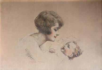 Henri Vincent ANGLADE (1876–1956)
Zeichnung in dre