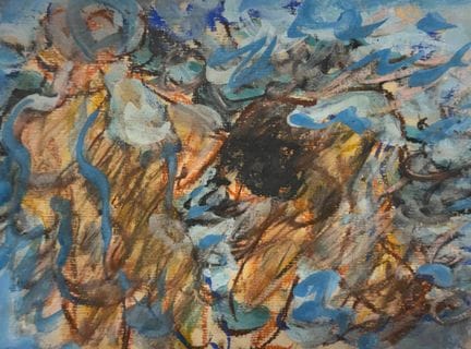 MODERNE KUNST
Abstrakte Komposition.
Öl, Acryl und