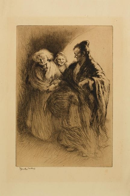 Edgar CHAHINE (1874–1947) 
Venedig, die Nonna (192