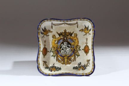 GIEN
Portaoggetti o coppetta in ceramica con decor
