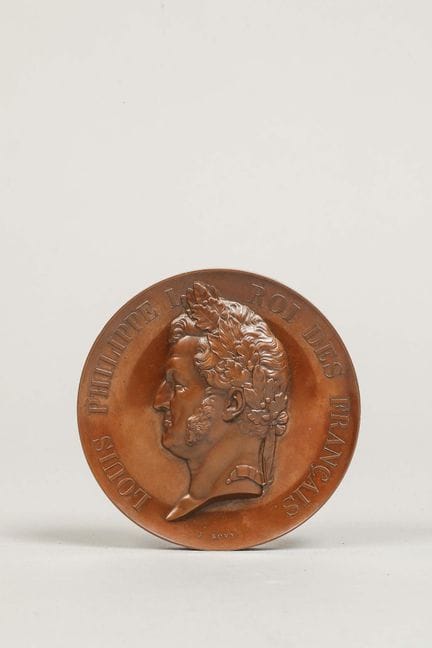 Antoine BOVY (1795–1877), nach
Kupfermedaille mit 