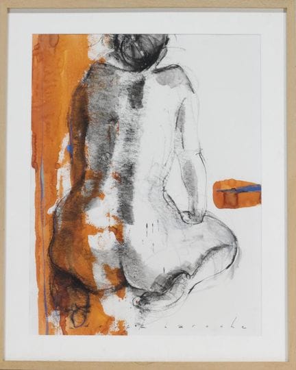 Patrick LAROCHE (1959)
Nude woman seated from behi