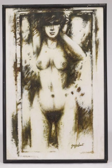 Jean-Claude GUIGNEBERT (1921-1989)
Femme nue.
Huil