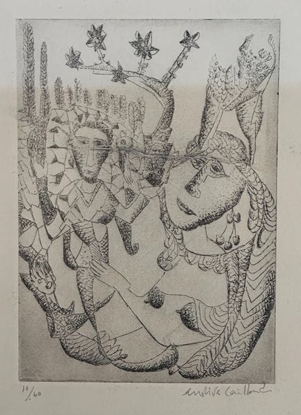 Aristide CAILLAUD (1902-1990)
Composition surréali