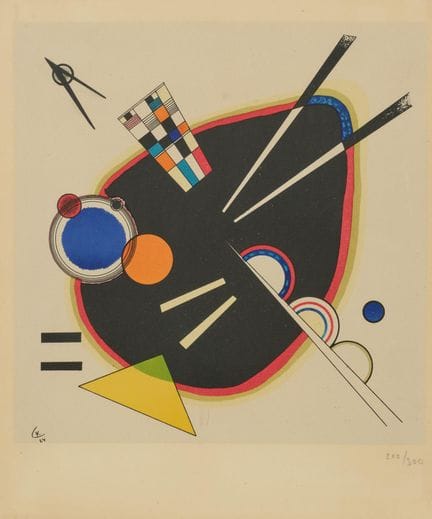 D'après KANDINSKY
Galerie MAEGHT éditeur
lithograp