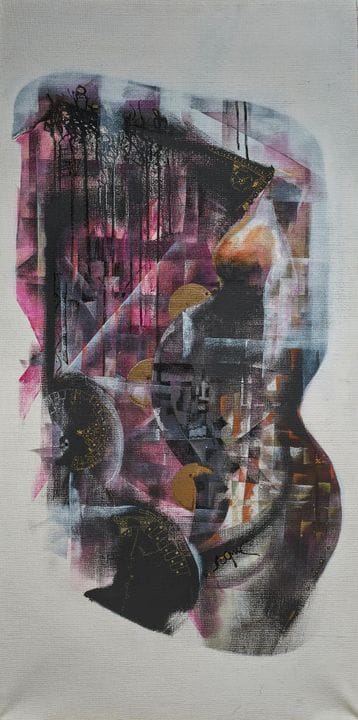 Pia IMBAR (Born 1961)
Mother
Acrylic on canvas.
Si