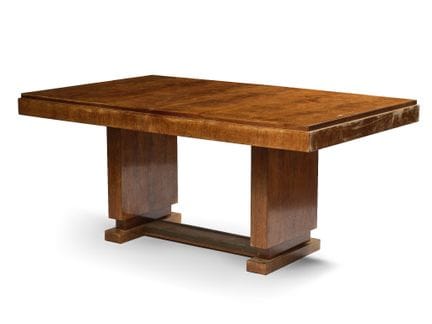 OBRA DE ESTILO ART DÉCO 
Mesa de comedor rectangul