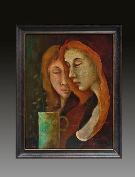 Georges BRAEM (1931–1998)
"Dialogue au pichet vert