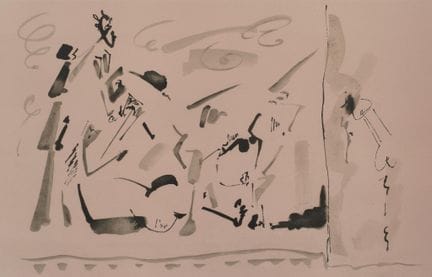 André MASSON (1896-1987)
Abstracción 
Litografía 
