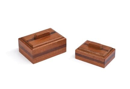 OBRA DE ARTE DECÓ
Conjunto de dos cajas rectangula