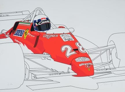 Michel RAIMON (XXème) 
« Ferrari 126 de 1982, Didi