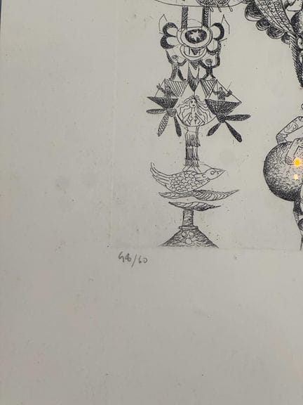 Aristide CAILLAUD (1902-1990)
Composition surréali