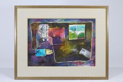 Juan Fernandez (1926-2004)
Homme à la fenêtre. 
De