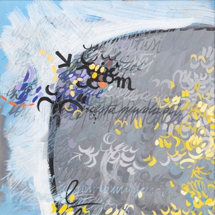 GIOVANNI FONTANA Lexical Songs I 1986  acrylique s