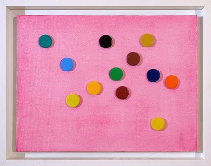 MASSIMO KAUFMANN « Stolen rainbow » 2014  acryliqu