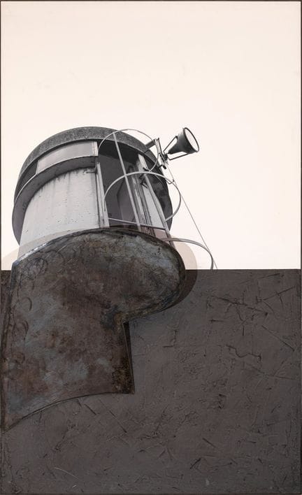 ULRICH EGGER Witness 2003  fotografia, acciaio e t