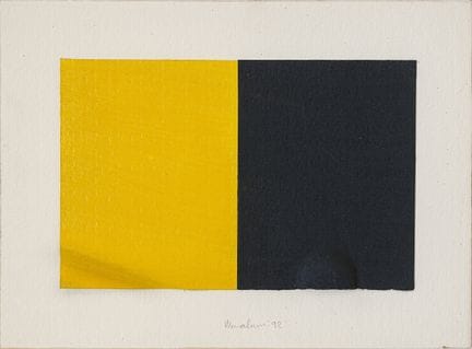 AGOSTINO  BONALUMI Sans titre 1992  papier retourn