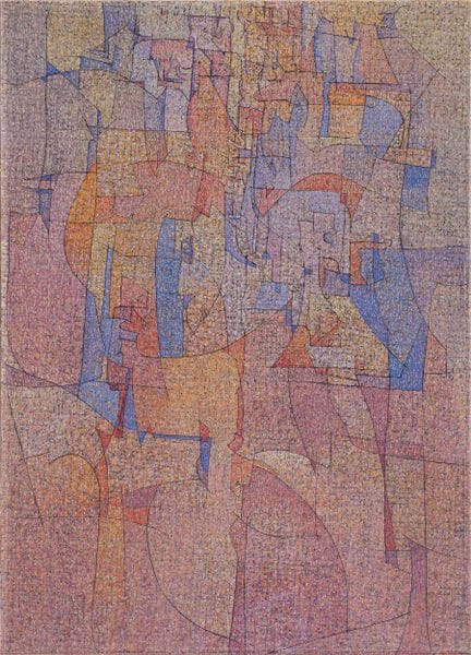 VINCENZO  BALSAMO, sans titre, 1993, huile sur toi