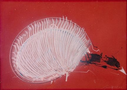 EMILIO SCANAVINO, sans titre, 1966, huile et techn