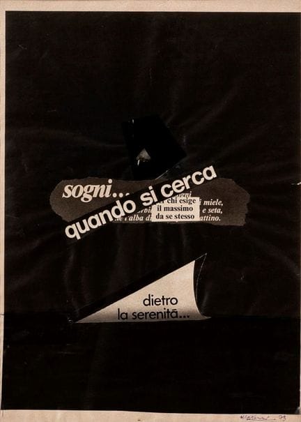 STELIO MARIA MARTINI « Dreams » 1973  techniques m