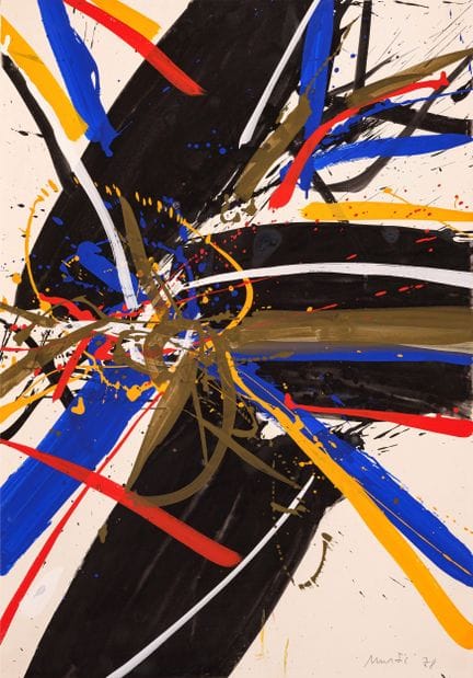 EDO  MURTIC Sans titre, 1978  tempera et technique