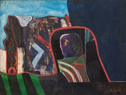 CARMELO ZOTTI, sans titre, 1969, huile sur toile, 