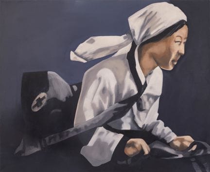埃莉萨贝塔·维尼亚托 中国 2005  布面油画  120×90 厘米
右下角签名，背面签名并注明创