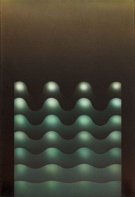JULIO LE PARC Thème 15, une variation, 1979  acryl