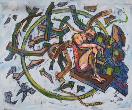 VINCENZO EULISSE Ohne Titel   Öl auf Leinwand, 100