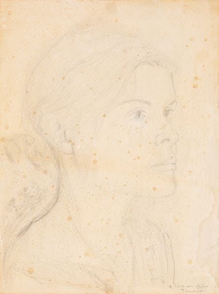 TANCREDI PARMEGGIANI Portrait de la peintre Tove S