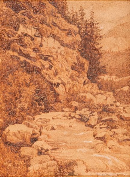 ANTONIETTA FRAGIACOMO « Ruisseau de montagne »   p