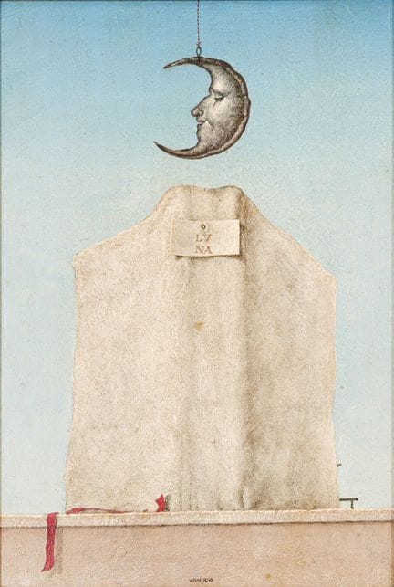 ARMODIO Moon   tempera su tavola, 20x30 cm
firma i