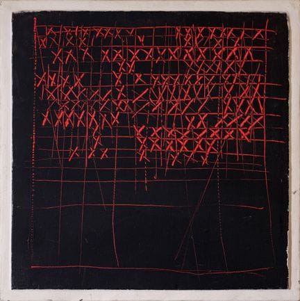 GIORGIO CELIBERTI „Time Counts“ 1998  Fresko auf H