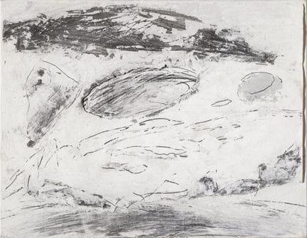FRANCO GUERZONI „Dusty landscape“ 1988, Mischtechn