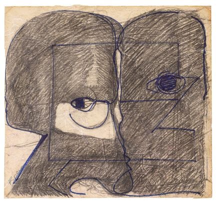 RENATA BOERO The other from itself 1996  graphite 