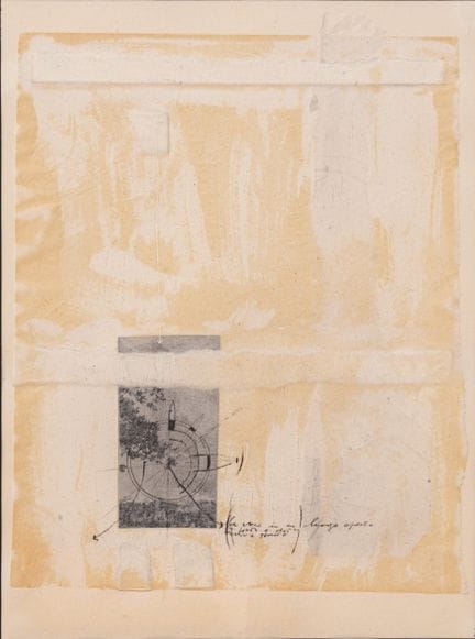 MAGDALO MUSSIO untitled 1978  mixed media on paper